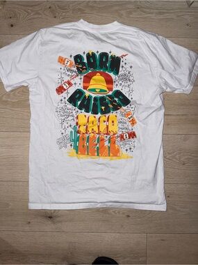 Born X Raised x Taco Bell White Tee